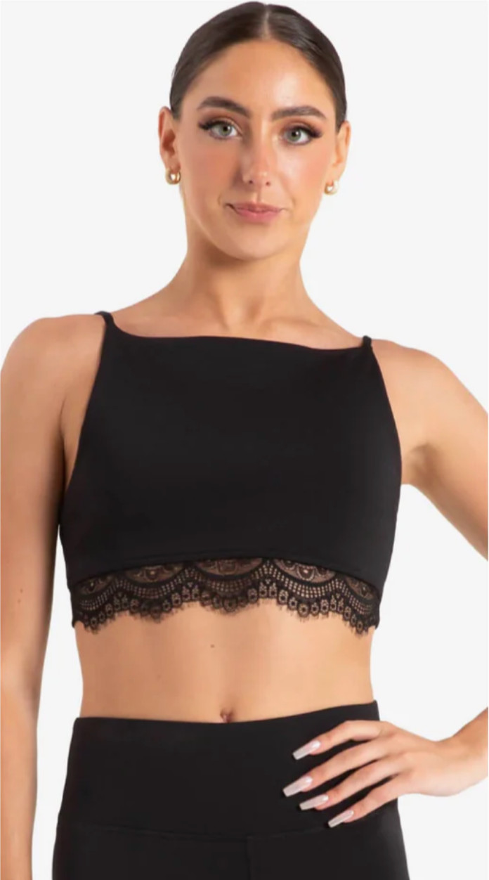 Capezio 12100W Bra Top W/Lace Bottom Adult Sizes Mult. Colors (FREE SHIPPING)