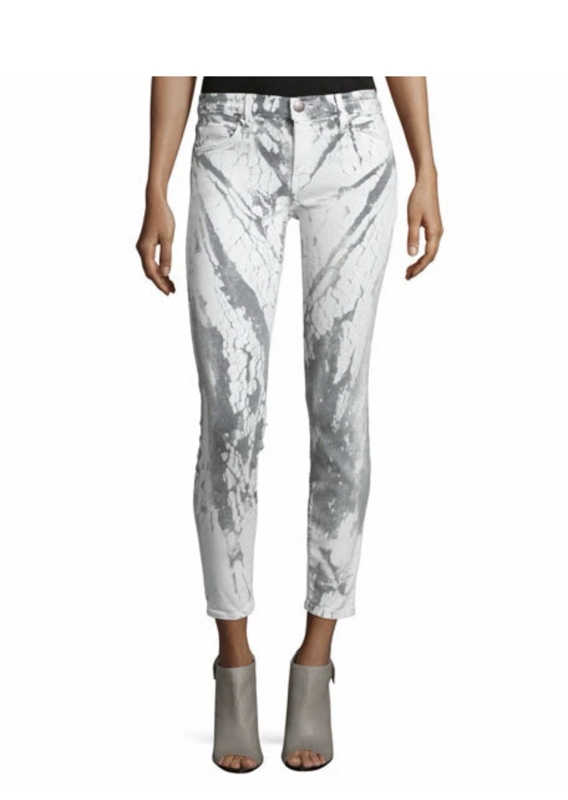 Current/Elliott The Stiletto Cracked Earth Skinny Jeans Women’s 29