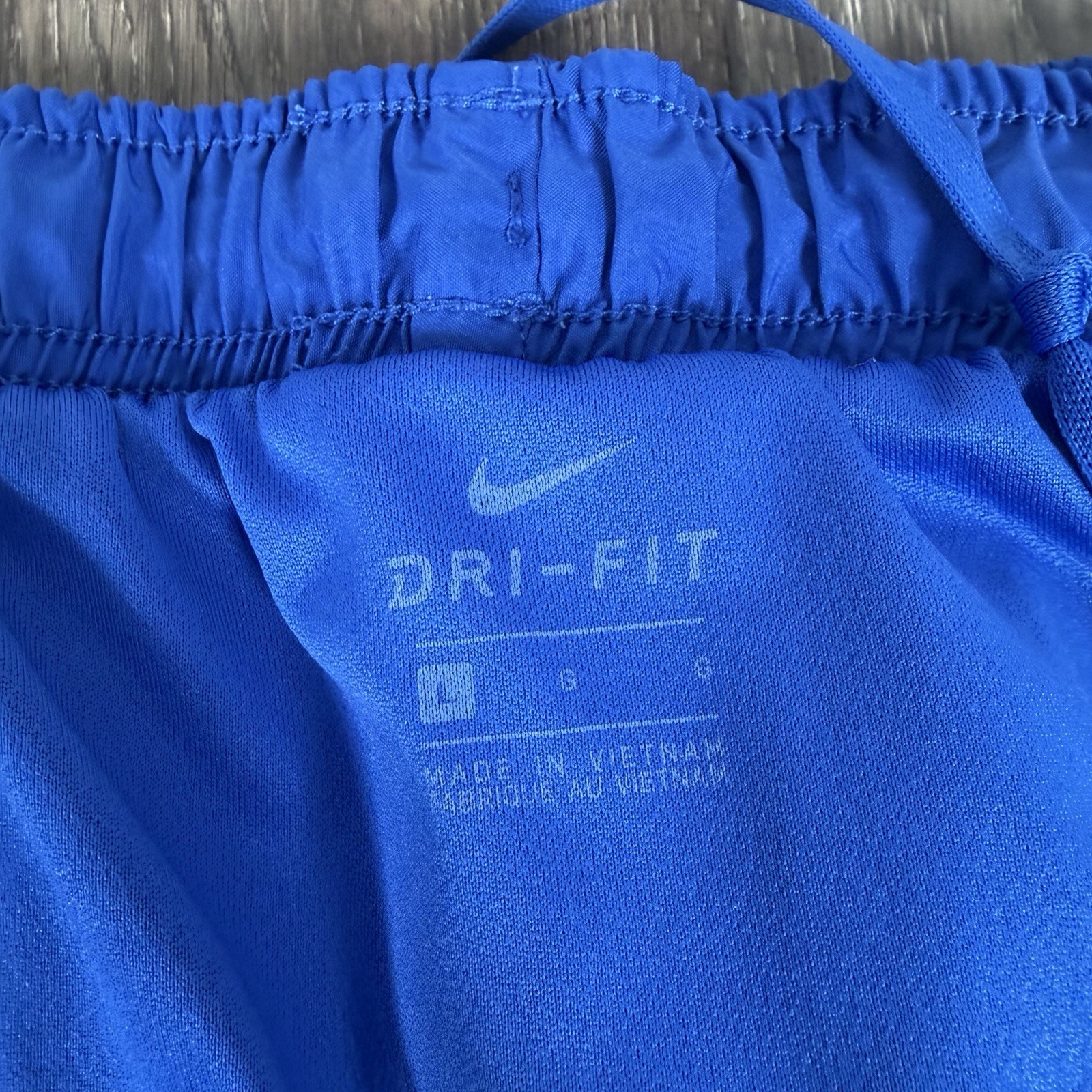 Nike Tempo Running Shorts Women’s Large Blue Brief Lined Gym Workout 831558