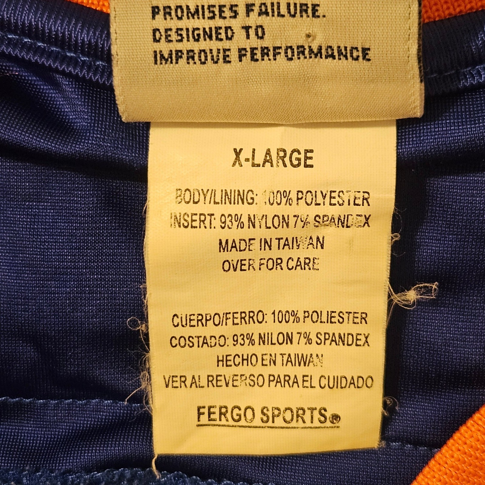 Fergo Florida Gators Collegiate Jersey Dress Blue Orange Womens XL Lace Up Side