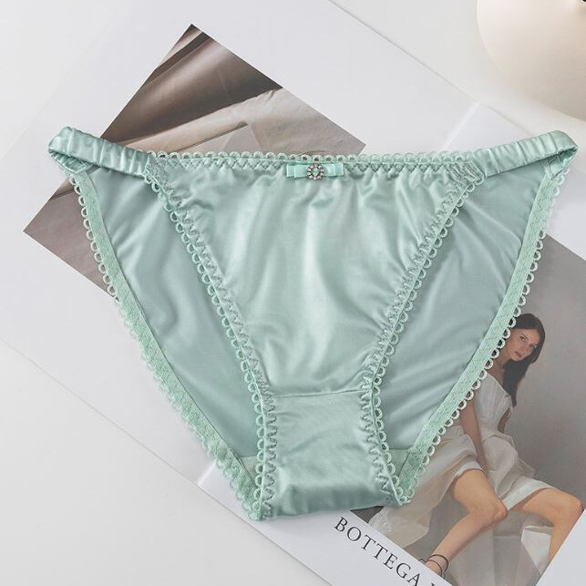 1/5 Pack Lot Womens Sexy Satin Panties Briefs Low Waist String Bikinis Lingeries