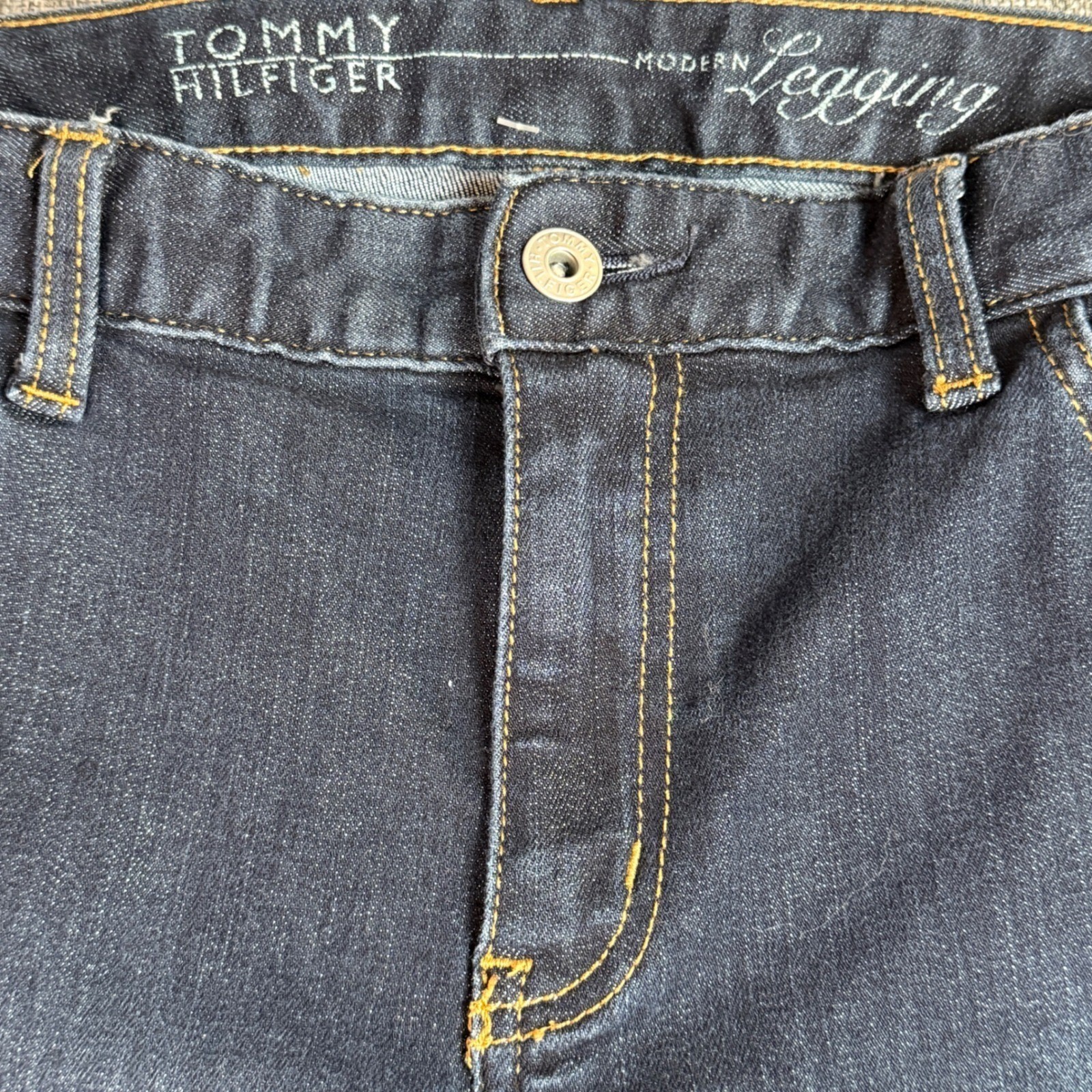 Women Tommy Hilfiger Jeans | Size 16 | Dark Wash Modern Legging Denim
