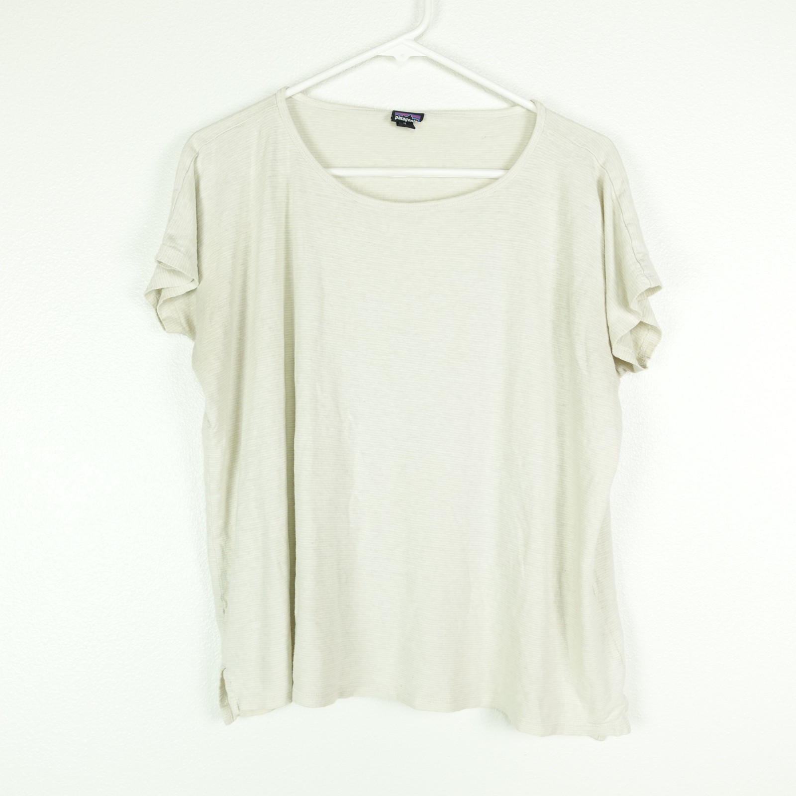 Hemp Shirt Womens SZ M Hemp Organic Cotton Blend Short Sleeve Performance Casual