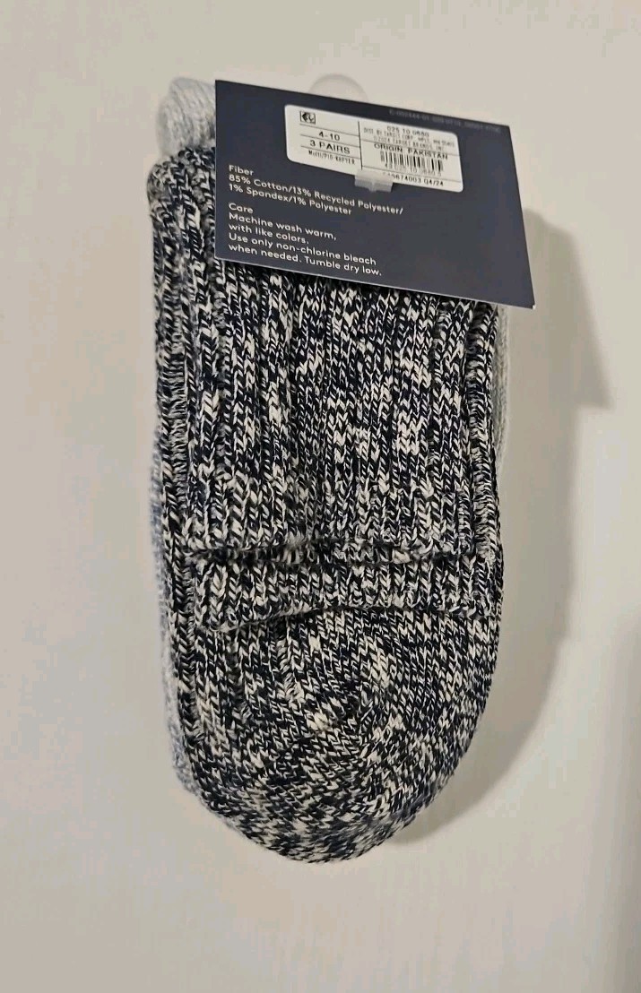 Universal Thread 3 Pack Women’s Ankle Socks Size 4-10 Cotton Blend