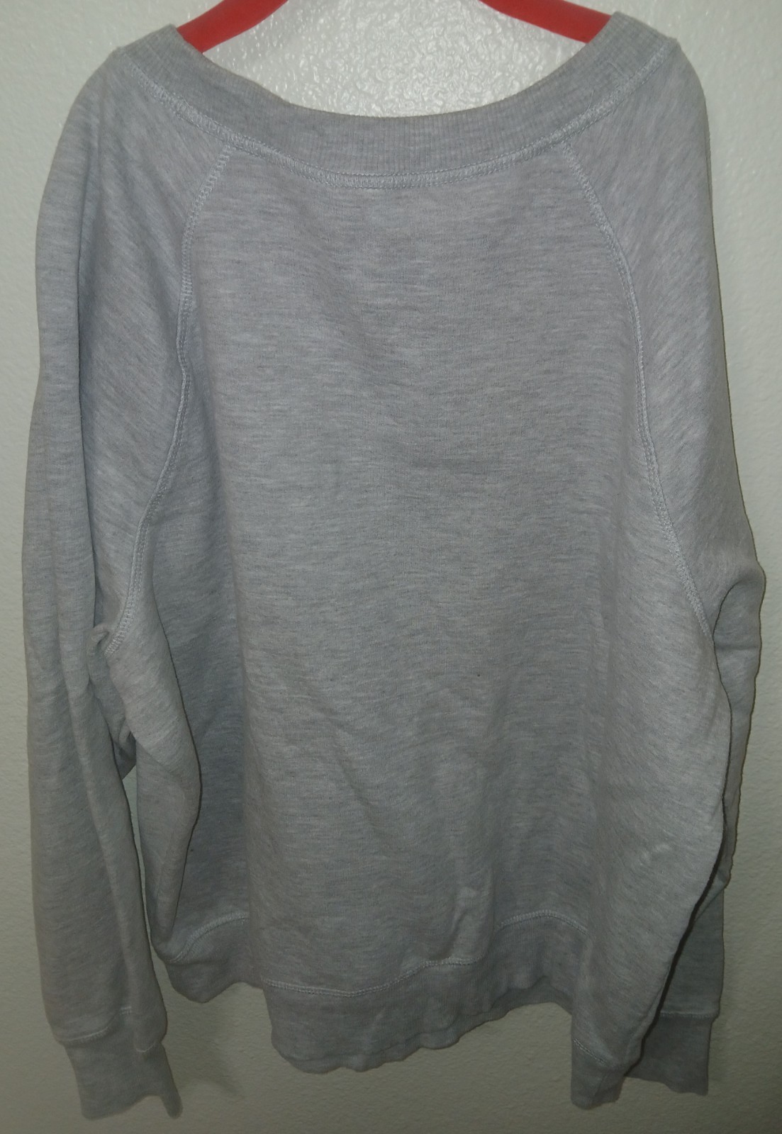 Hybrid Apparel Wicked Graphic Fleece Pullover Sweatshirt Women’s L Gray Green