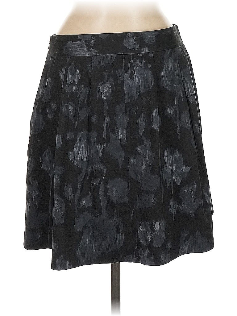 THEORY Gray (Sz 6) Black Casual Skirt Size 6 (30.5 inches)