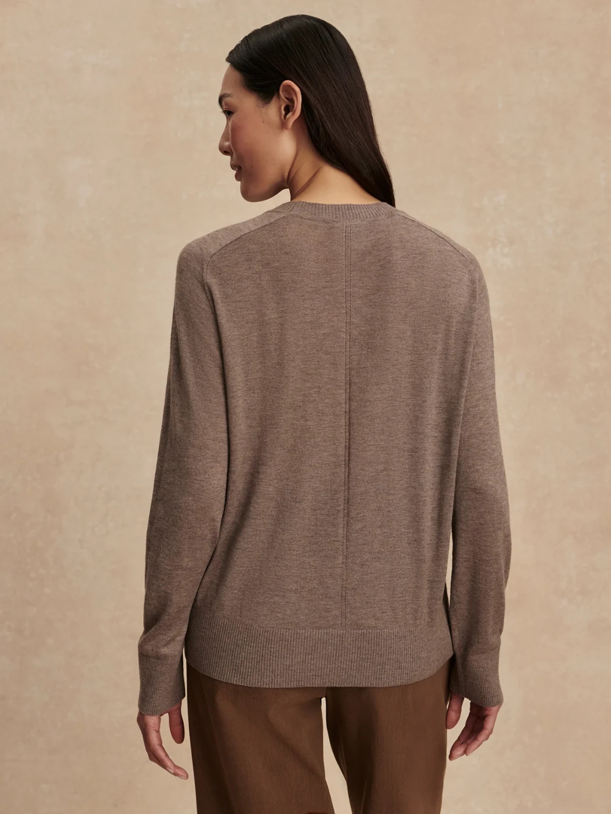 Varley Fincham Knit Sweater in Cinder Marl, Size X-Small