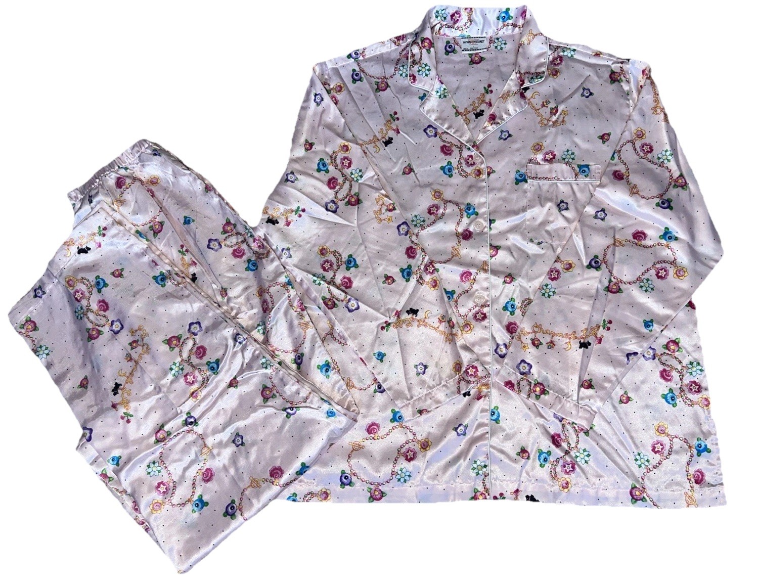 Mary Engelbreit Dream Wear Collection 2-Piece Pajama Charmed Life Size LG NWOT