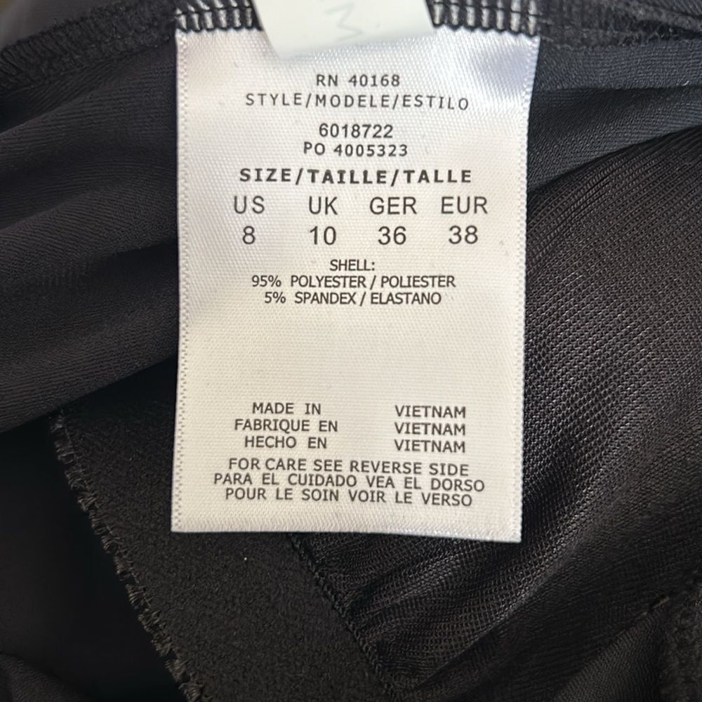 NWT Magicsuit Charmed Life Izzy Tankini Top Women’s Size 8 Black