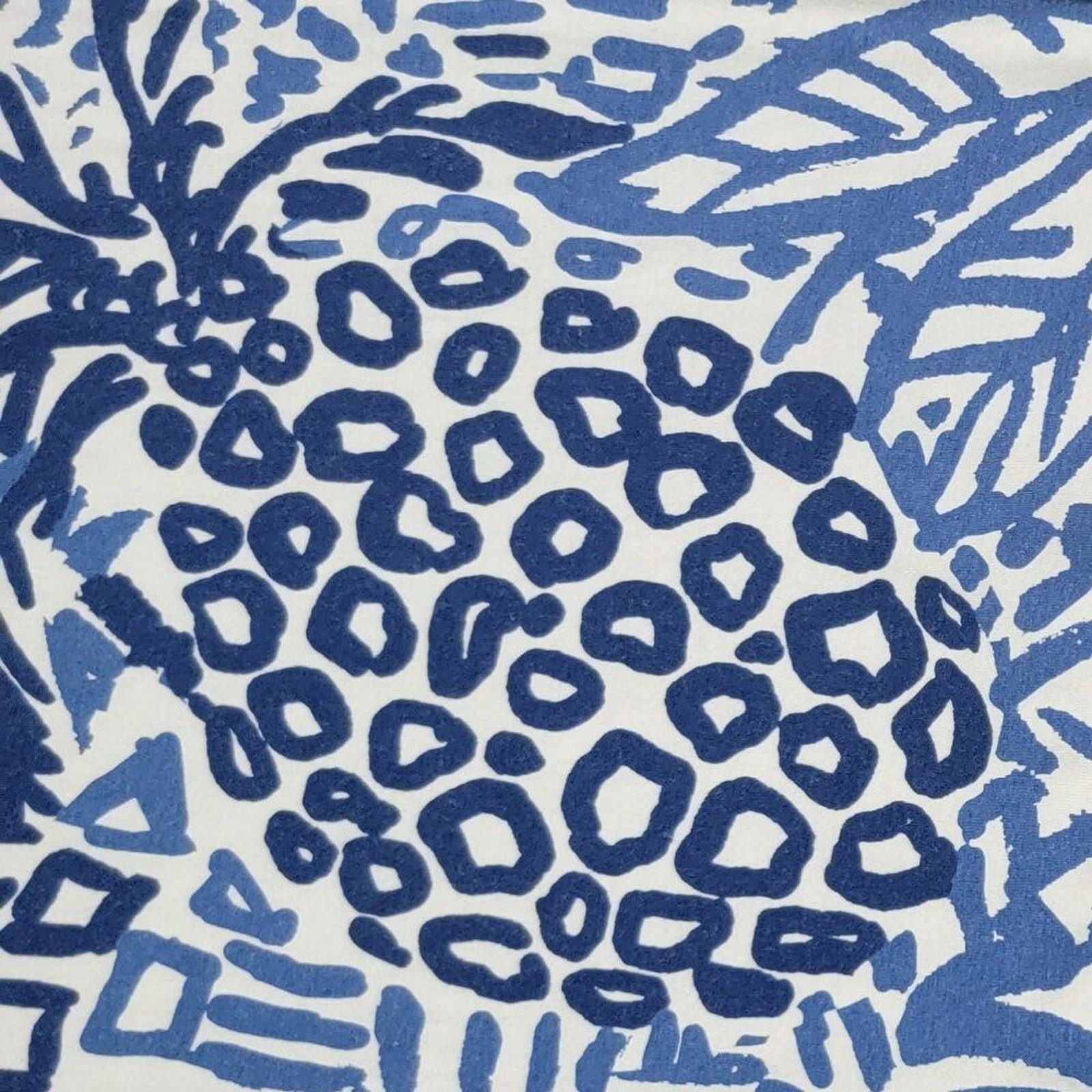 Lilly Pulitzer Indigo Home Slice Pineapple Print Dress Gold Button Detail – L