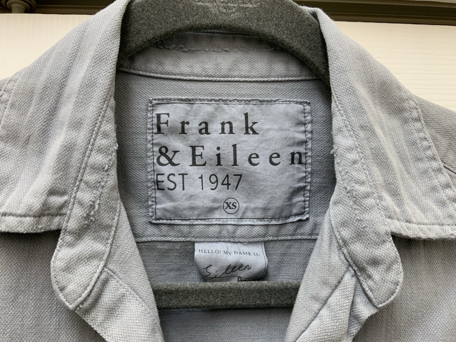 Frank And Eileen Eileen Famous Denim Shirt XS Button Down