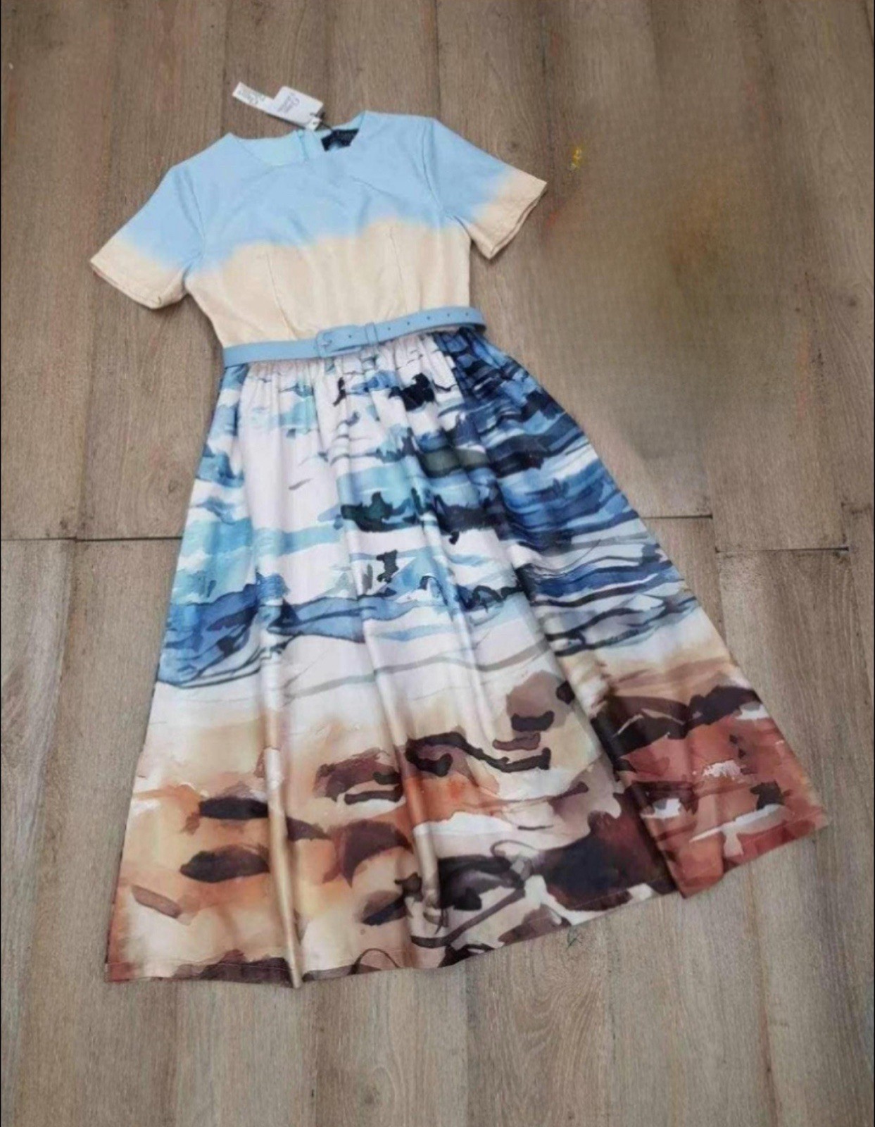 NWT BANGKOK DRESS Women’s Size MEDIUM ON TAG 100% Cotton BLEND Made In Thailand