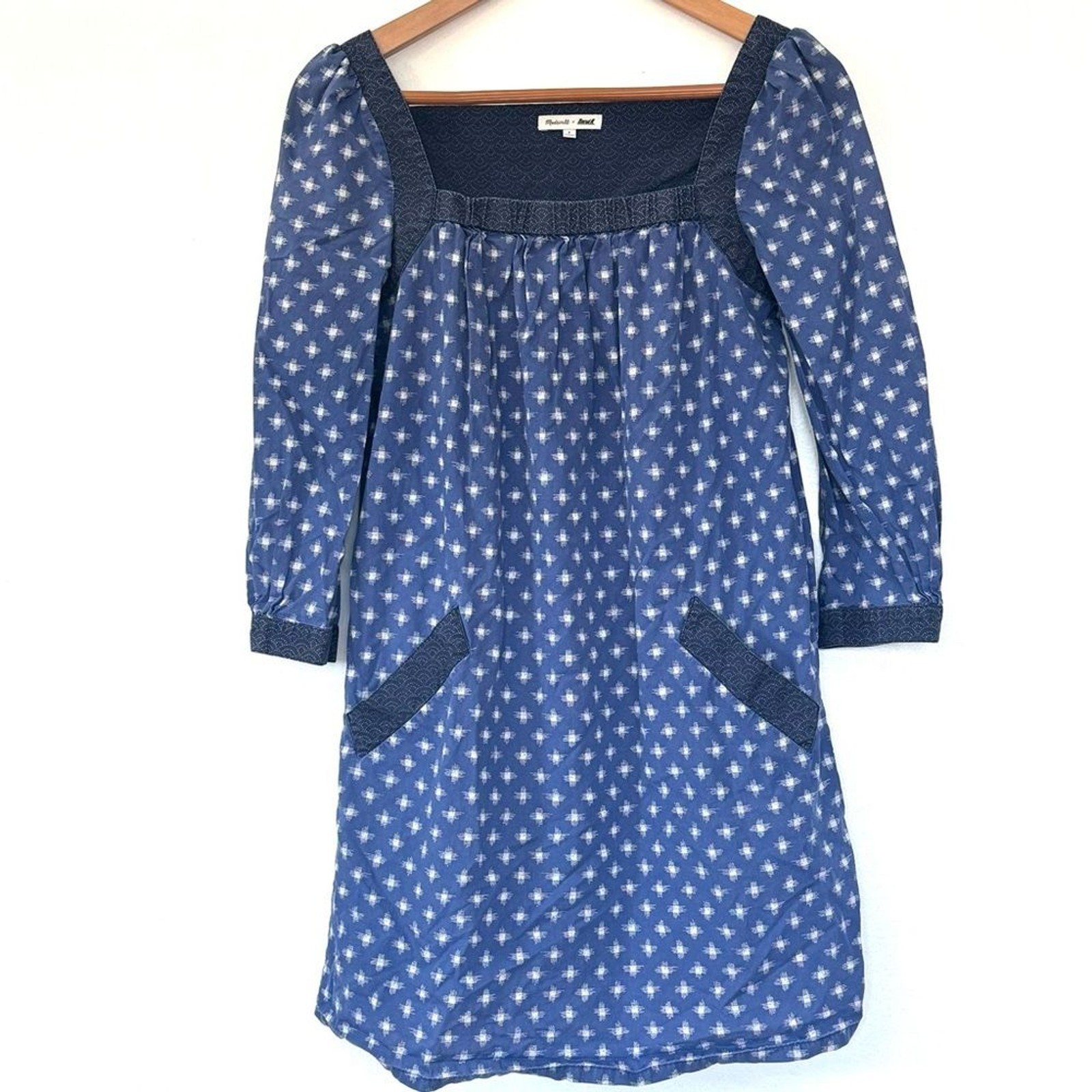 Madewell X Daryl K Bonnie Print Mix Shift Dress Sz S