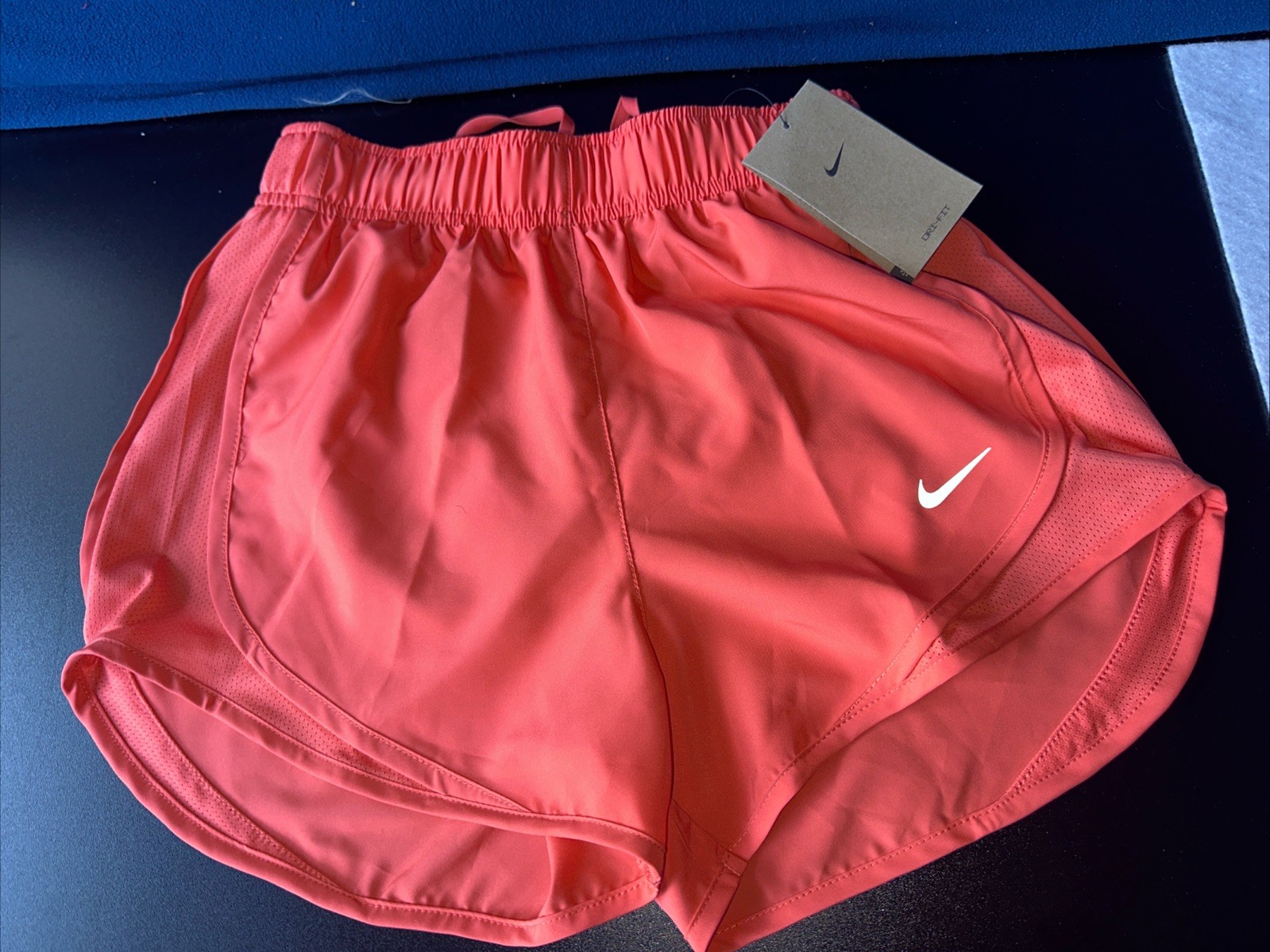 Nike Women’s Dri Fit Tempo 2 In 1 Brief Lined 3″ Running Shorts Large Reg $32
