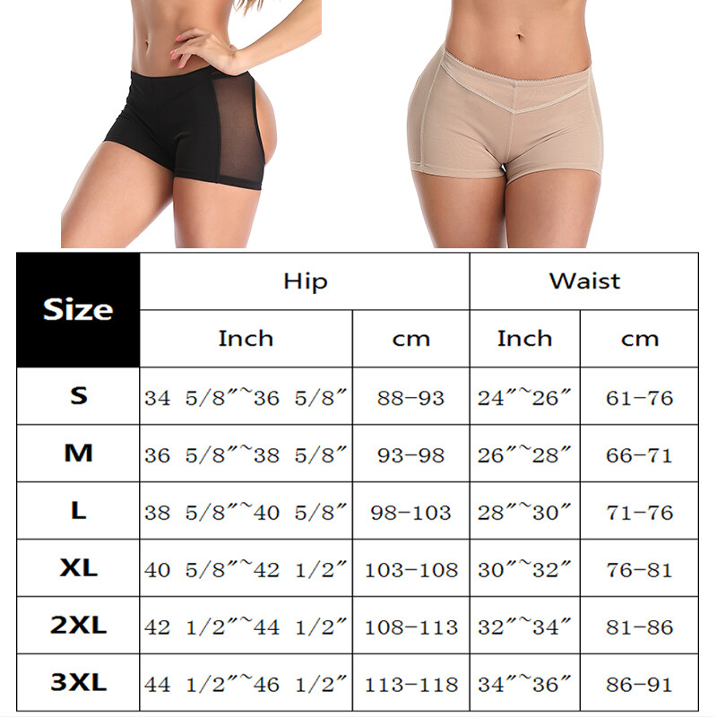 Hip Up Enhancer Panties Shapewear Women Butt Lifting Underpants Invisible Briefs