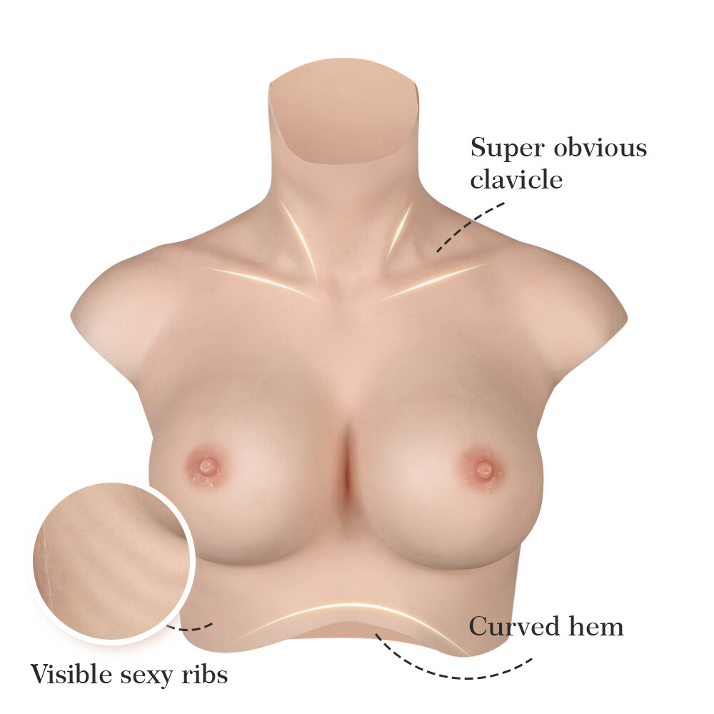 Silicone No Oil Breast Form Oversize Realistic Fake Boob Cosplay Crossdresser