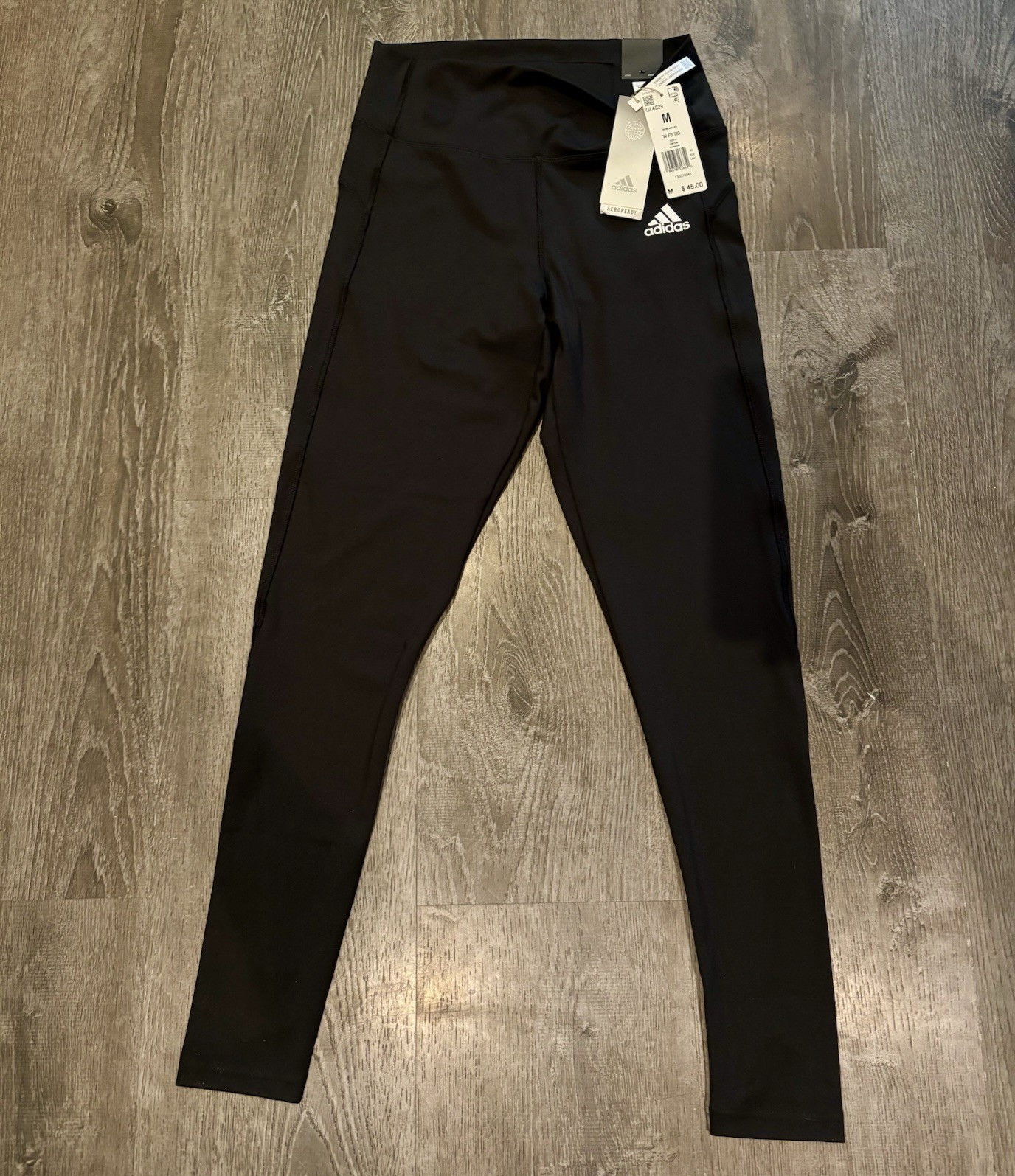 Adidas AEROREADY Women’s Black Leggings Medium High Rise