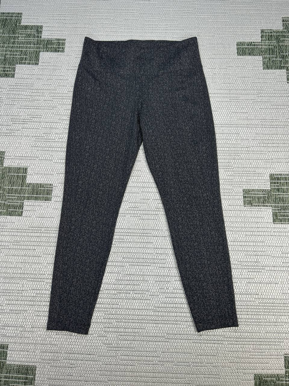 Athleta Textured Delancey Tights Womens Medium Gray Stretch Workout Walking