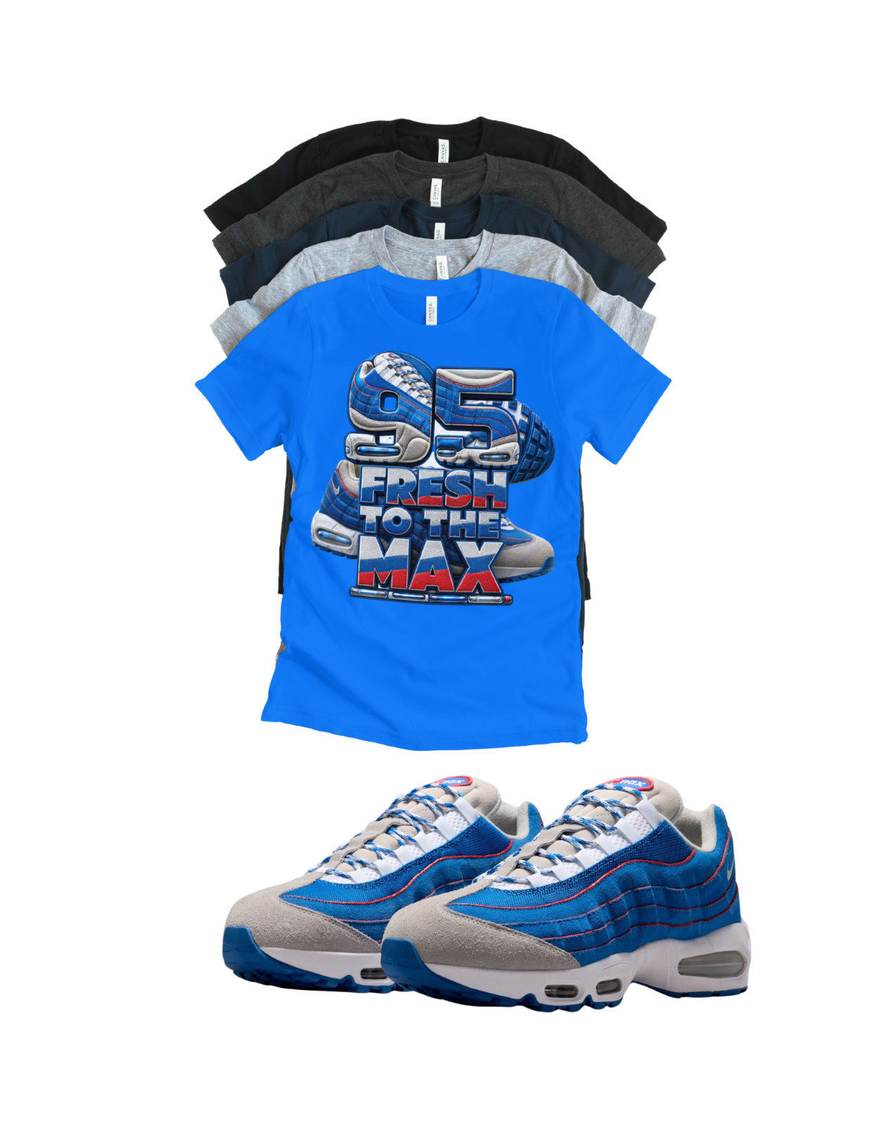 Max 95 OG Big Bubble Lawson Sneaker Matching T-Shirt | Sneakerhead Streetwear