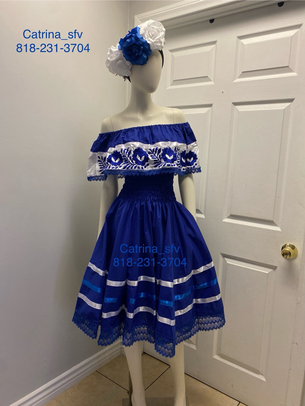 EL SALVADOR DRESS, HONDURAS DRESS, VESTIDO BORDADO, NICARAGUA DRESS,