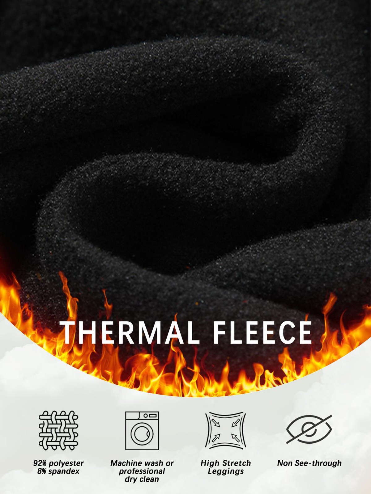 Women’s Thermal Fleece Lined Leggings. Super Soft Low Rise Design Perfect for Yo