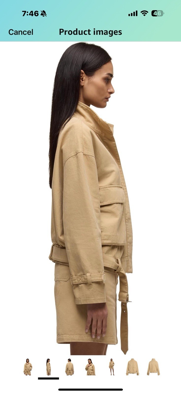 HUDSON Women’s Relaxed Utility Jacket Xl