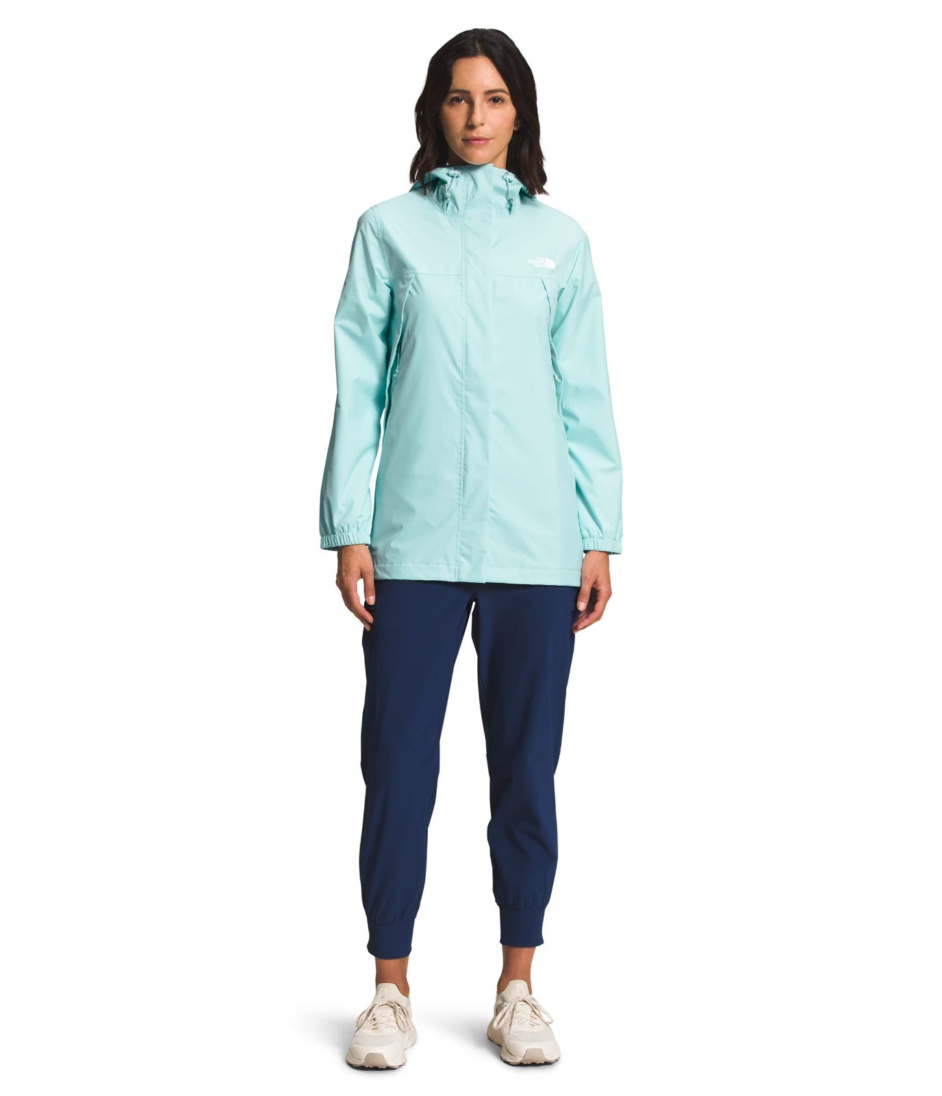 The North Face Antora Parka Womens Jacket Skylight Waterproof DryVent M BLUE