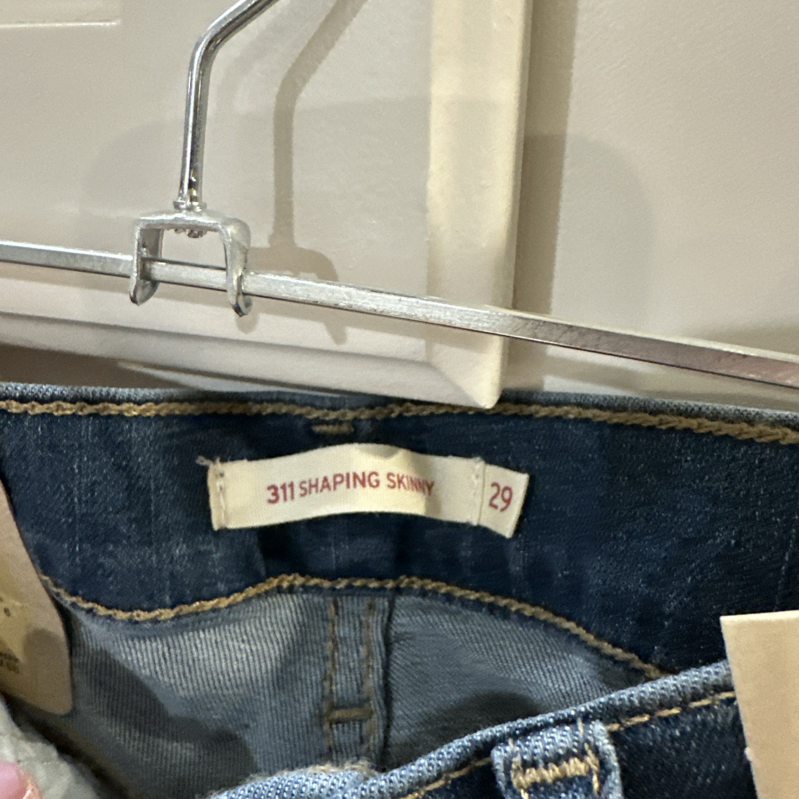 Levi’s Women’s 311 Mid-Rise Smoothing Tummy Panel Shaping Skinny Jean