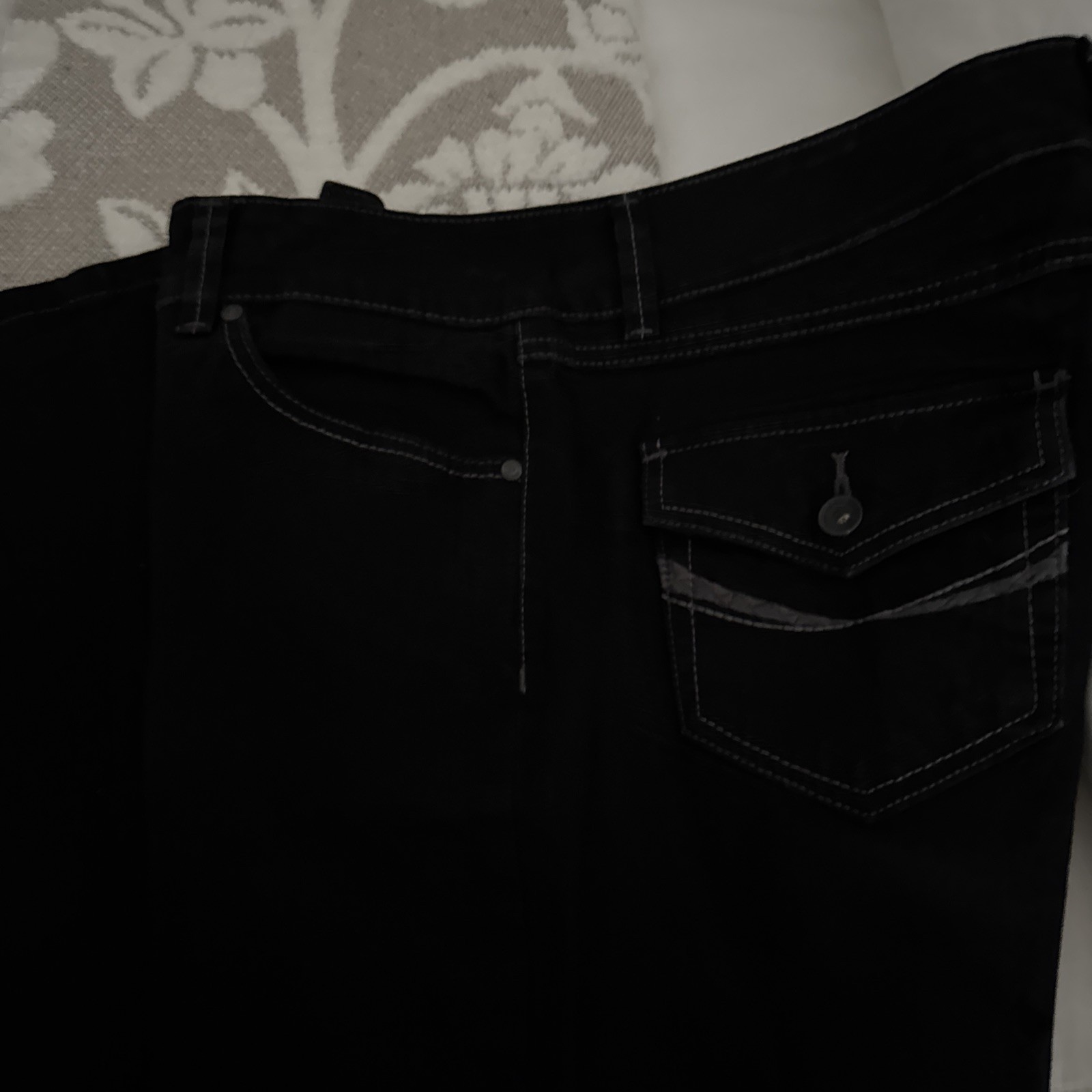 Code Bleu women’s Black Brigitte Bootcut Jeans 12 long new