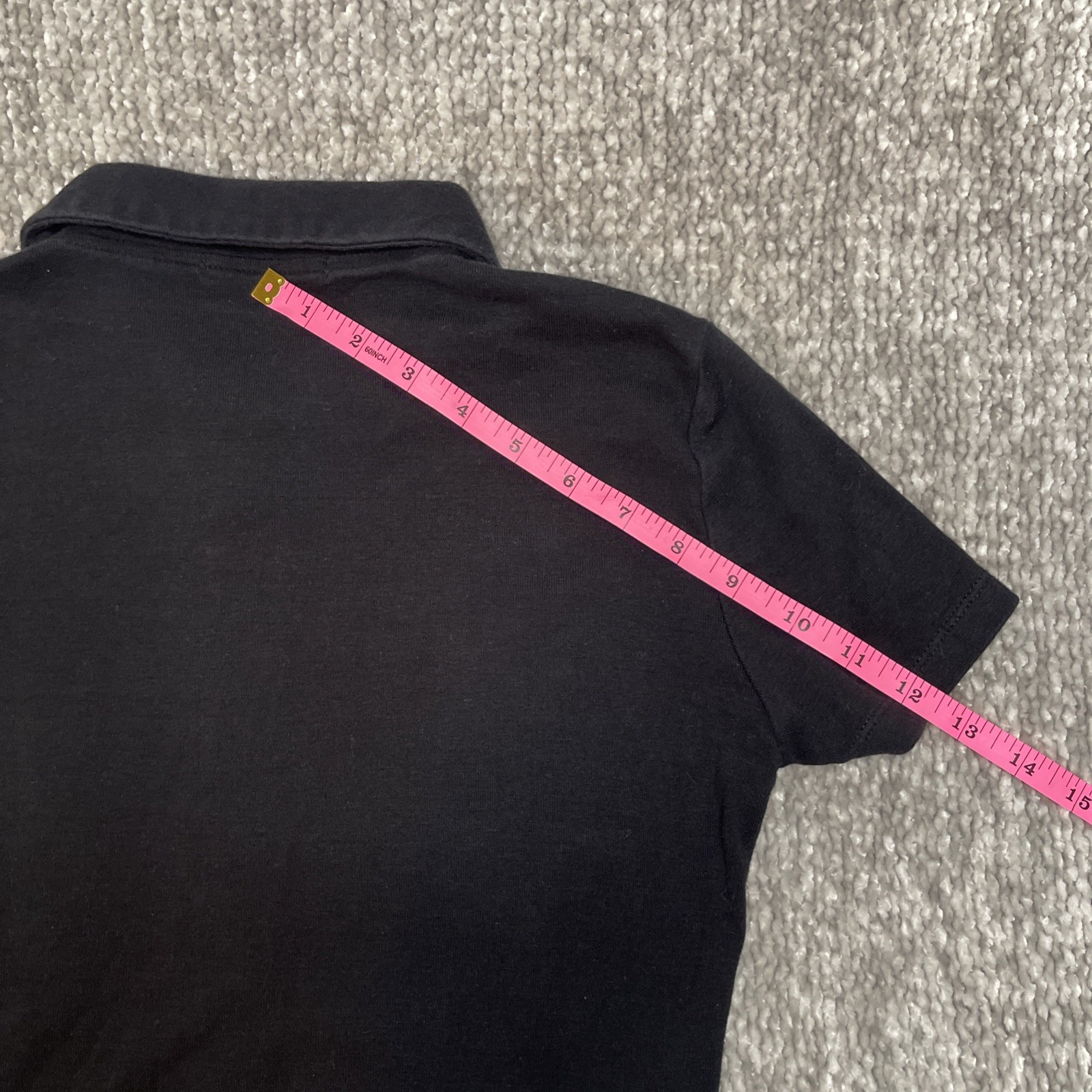 Black Button Up Crop Top Size Medium Forever 21 Y2K Streetwear Minimalist Crop