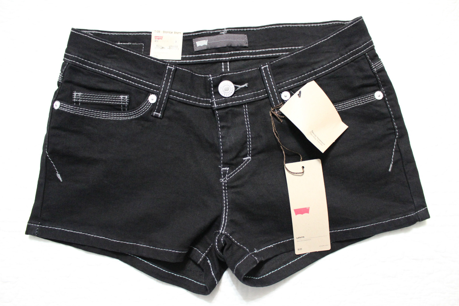 NEW WOMENS LEVIS SHORTIE SHORT SHORTS VARIOUS COLORS & SIZES 1,3,5,7,9,11,13,15