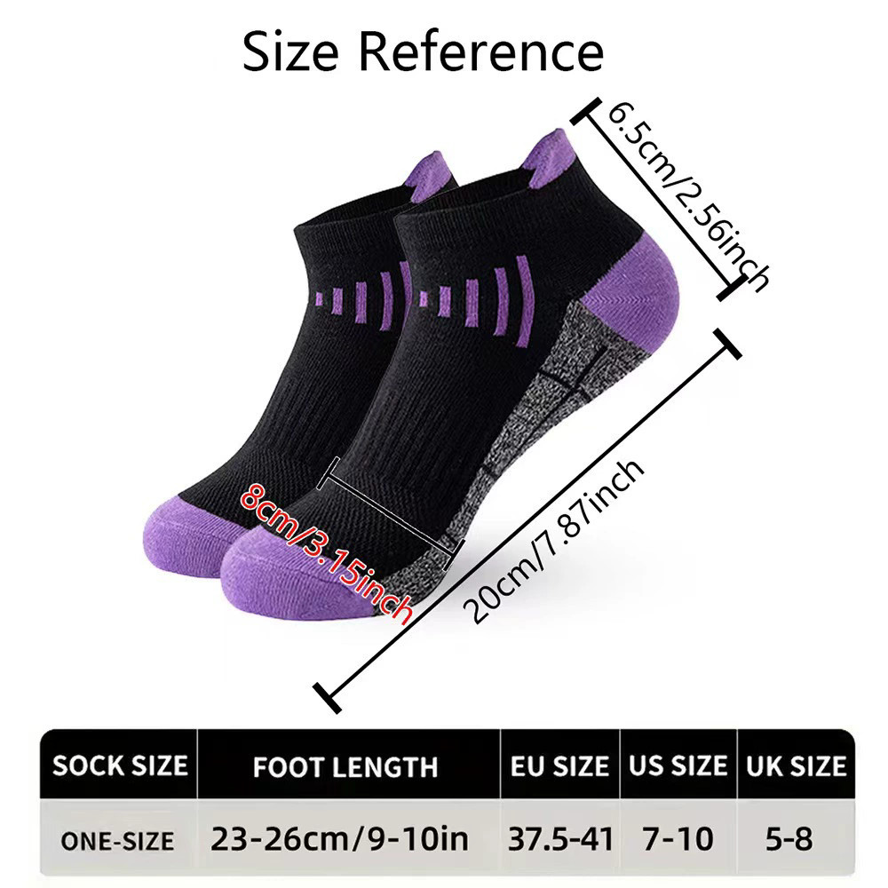 6Pairs Low Cut Ankle Athletic Sport Casual Women Mesh Solid Classic Cotton Socks