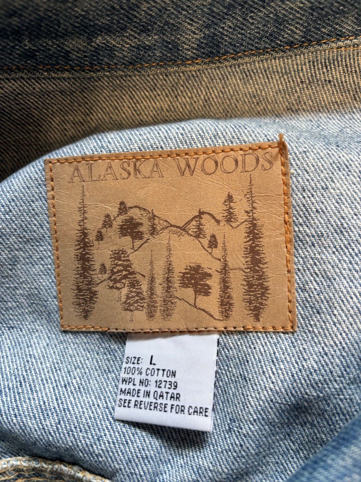 Alaska Woods Jean Jacket – Large – Women’s Blue Denim