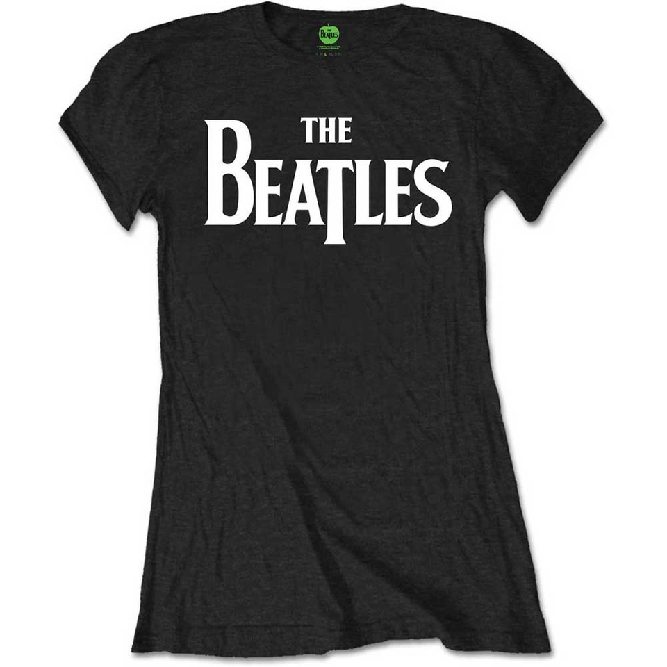 The Beatles: Drop T Logo Women’s T-Shirt (Officially Licensed) X-Large