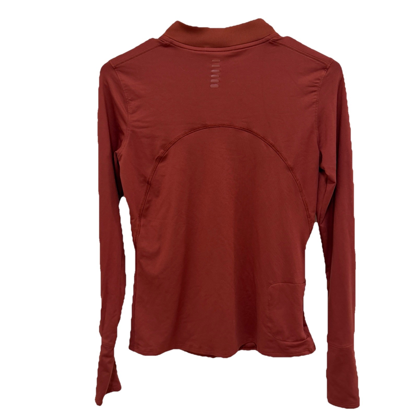 Under Armour XS Rust Orange Half Zip Pullover Compression Running Top Women