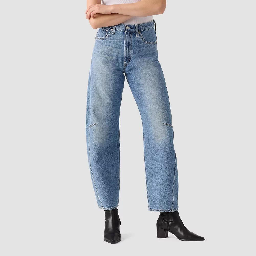Levi Women Cinch Barrel Jeans – Let Love In 30
