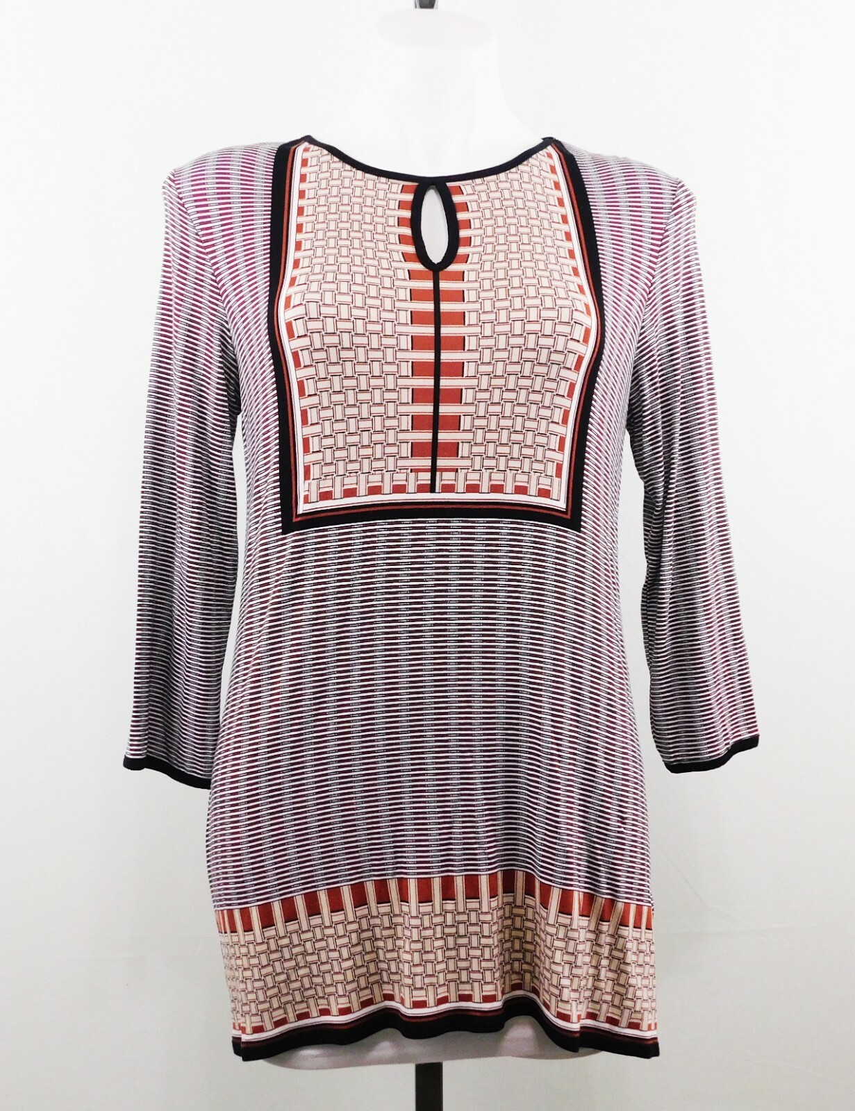 Max Studio Women Shirt, Size S, Multi-color, 95% Rayon, 5% Spandex