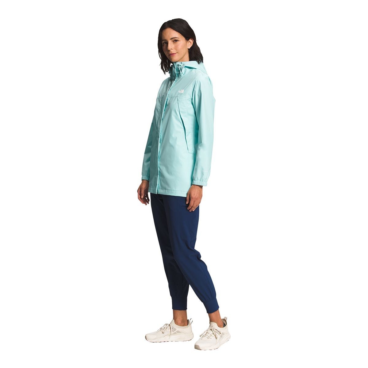 The North Face Antora Parka Womens Jacket Skylight Waterproof DryVent M BLUE