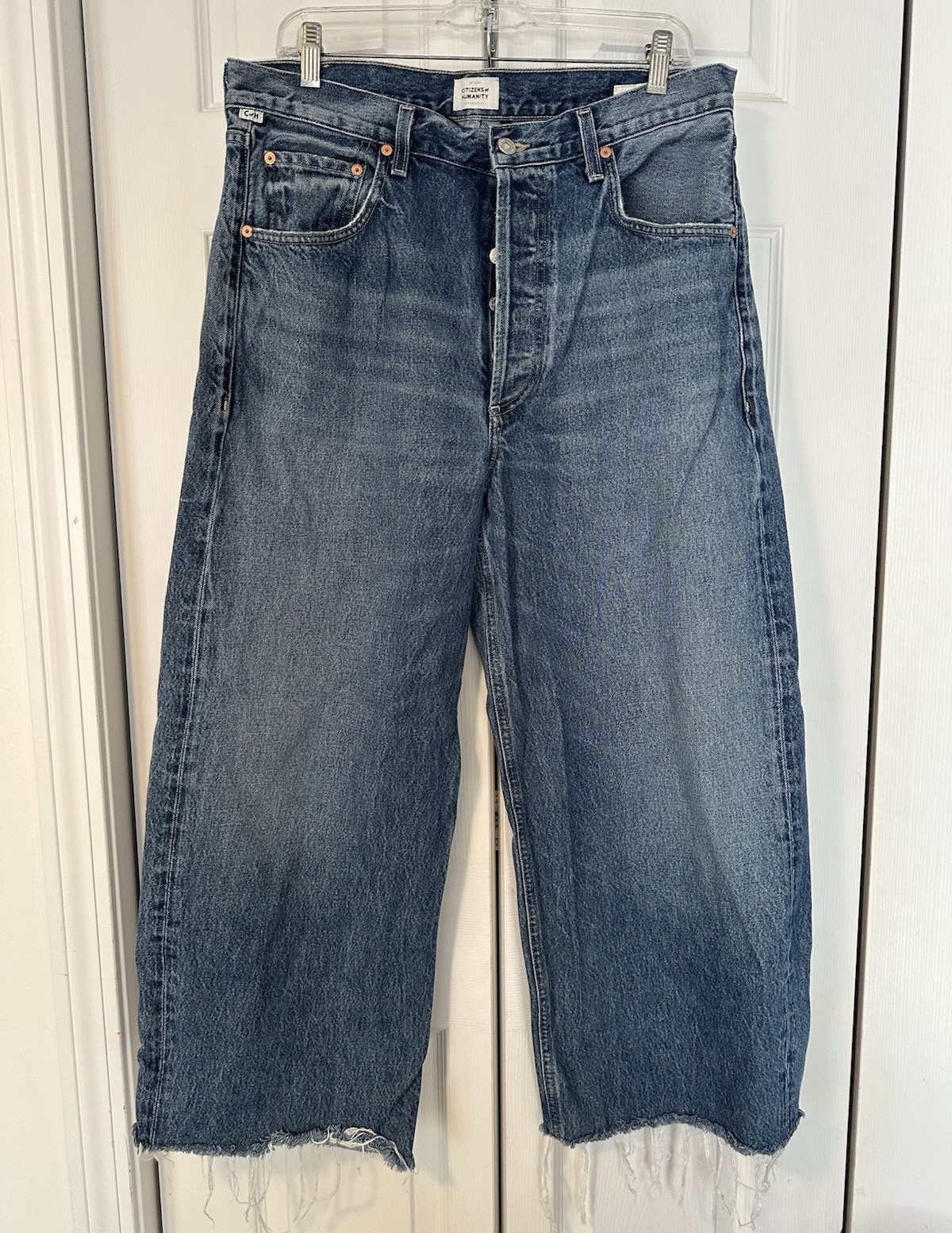Citizens of Humanity – Premium Vintage High Rise “Baggy Ayla” Blue Denim Jeans