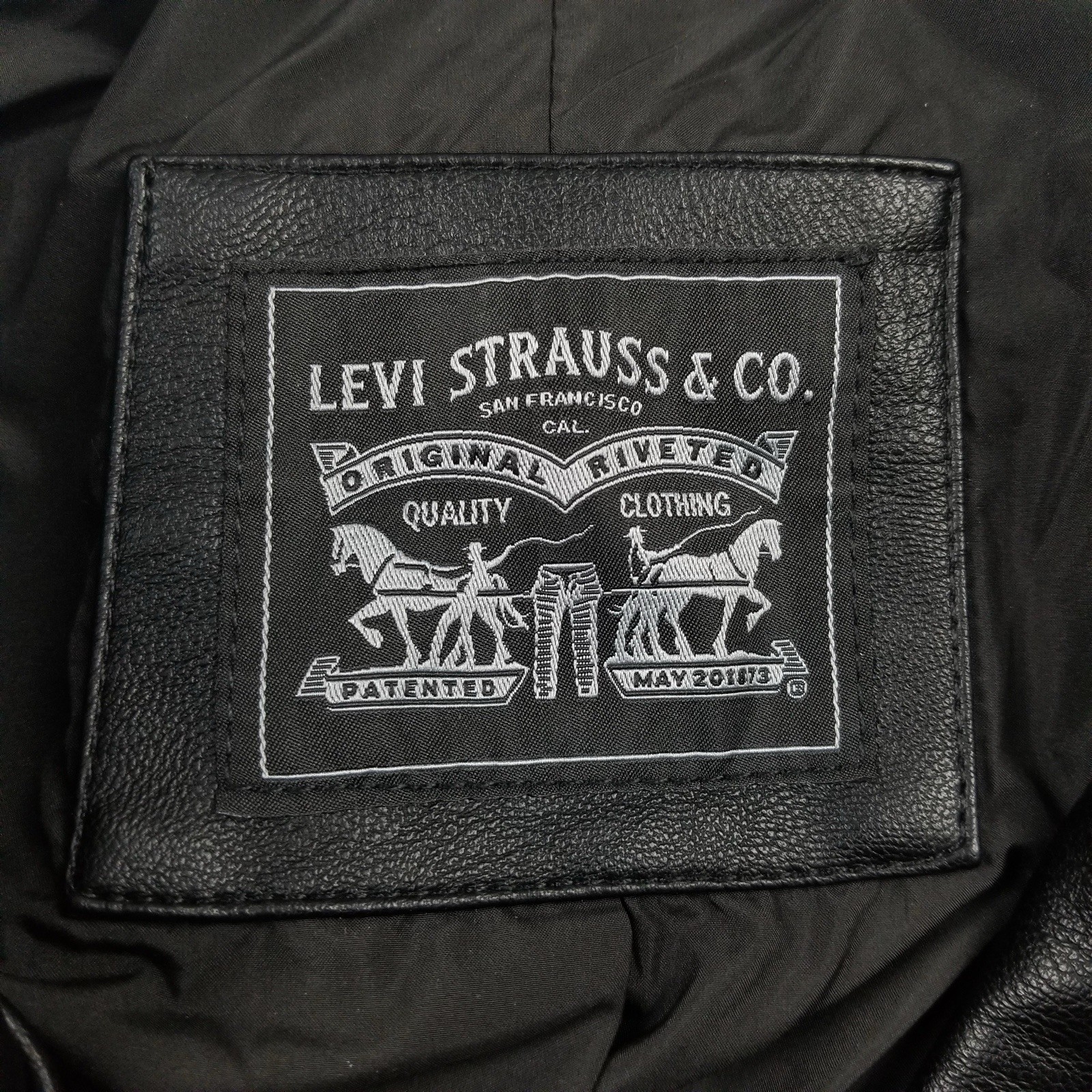 Levi’s Women’s Lightweight Black XL Faux Leather Motorcycle Jacket