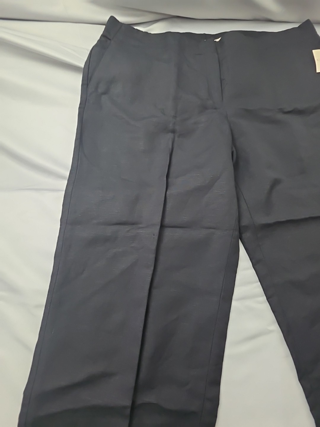 Women’s Black Covington Woman Pants Linen Blend Black 18W 55% Linen/ 45% Rayon.