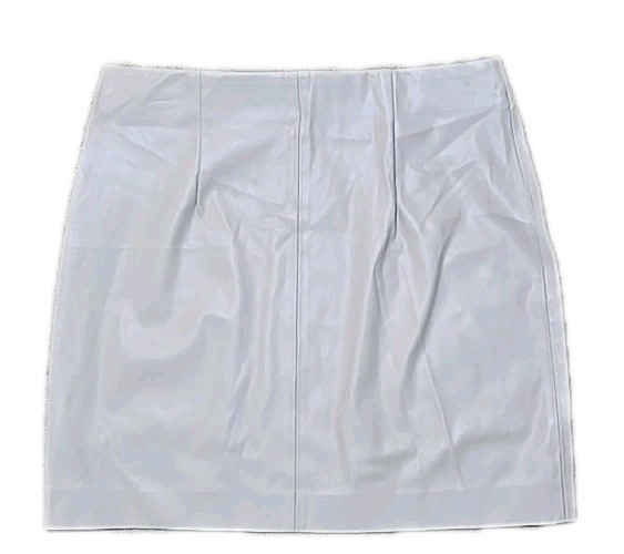 Shinestar Womens Polyurethane Polyester Tan Pull-On Skirt Size Small