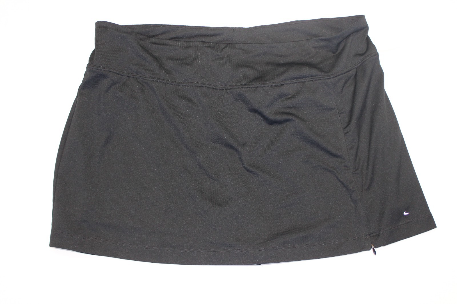 Champion Skort Size Large Black Back Pocket Zip Shorts Under Skirt Athletic Golf
