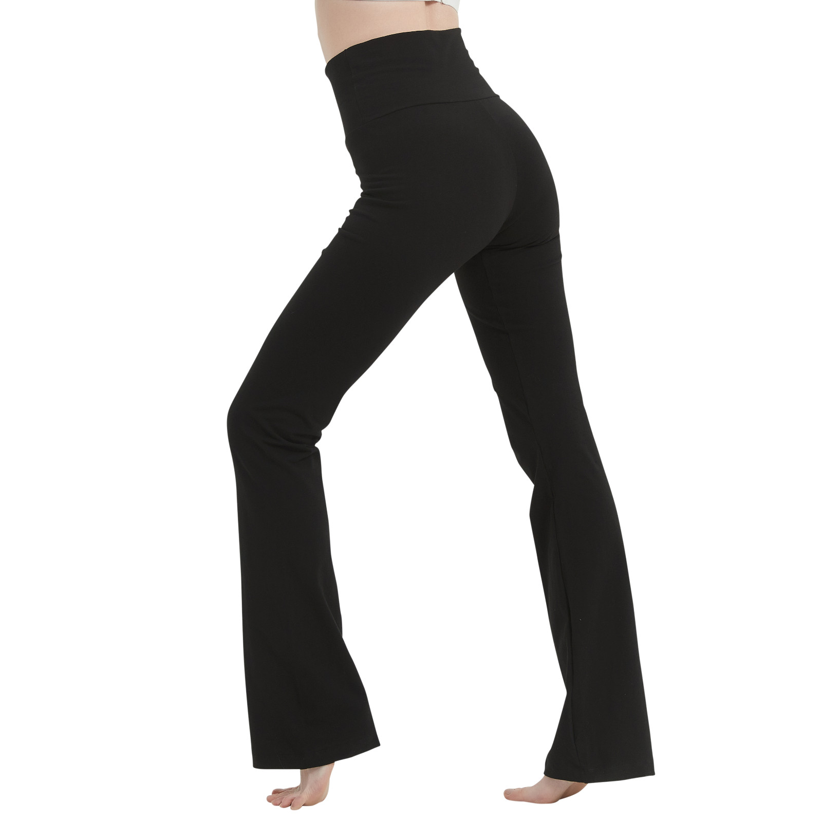 Cotton Spandex High Rise Bootcut Flare Yoga Pants Legging S-4XL (32″ Inseam)