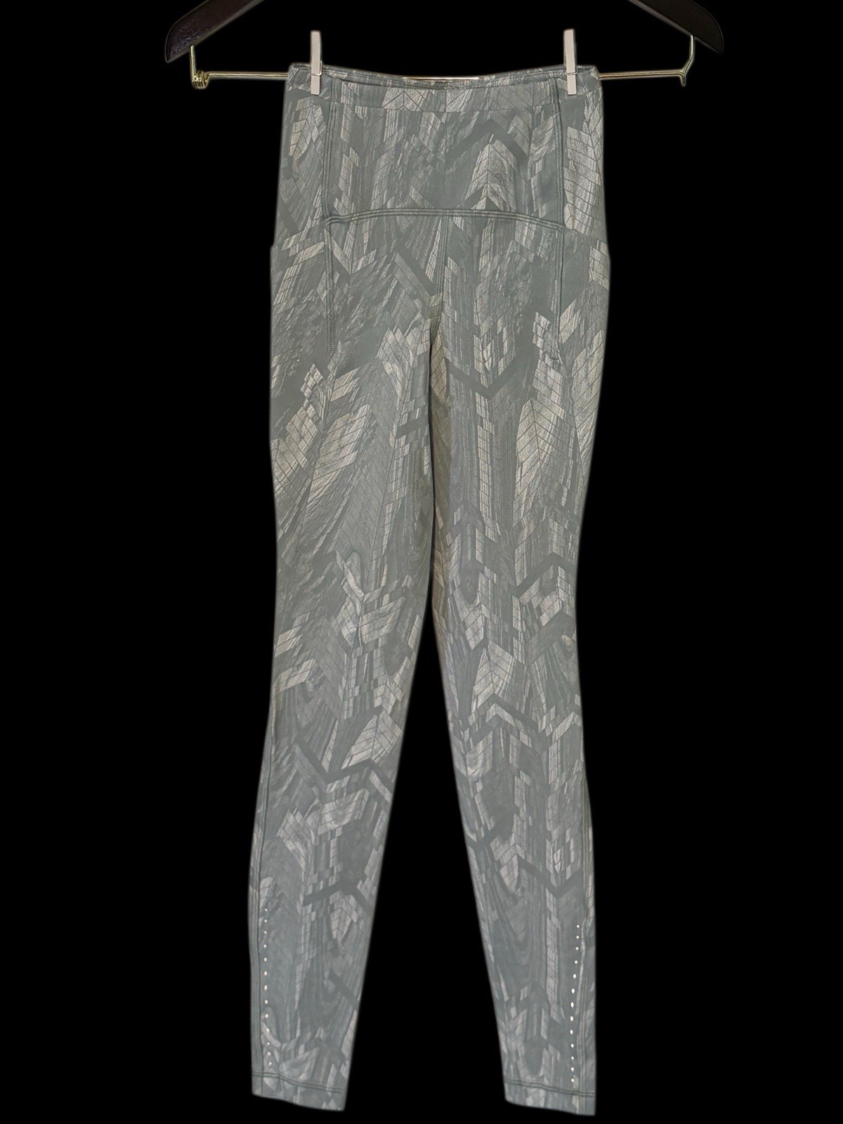 NWOT Lululemon Swift Speed High-Rise Tight 28” Sz 0 Reverberate Jacquard Silver