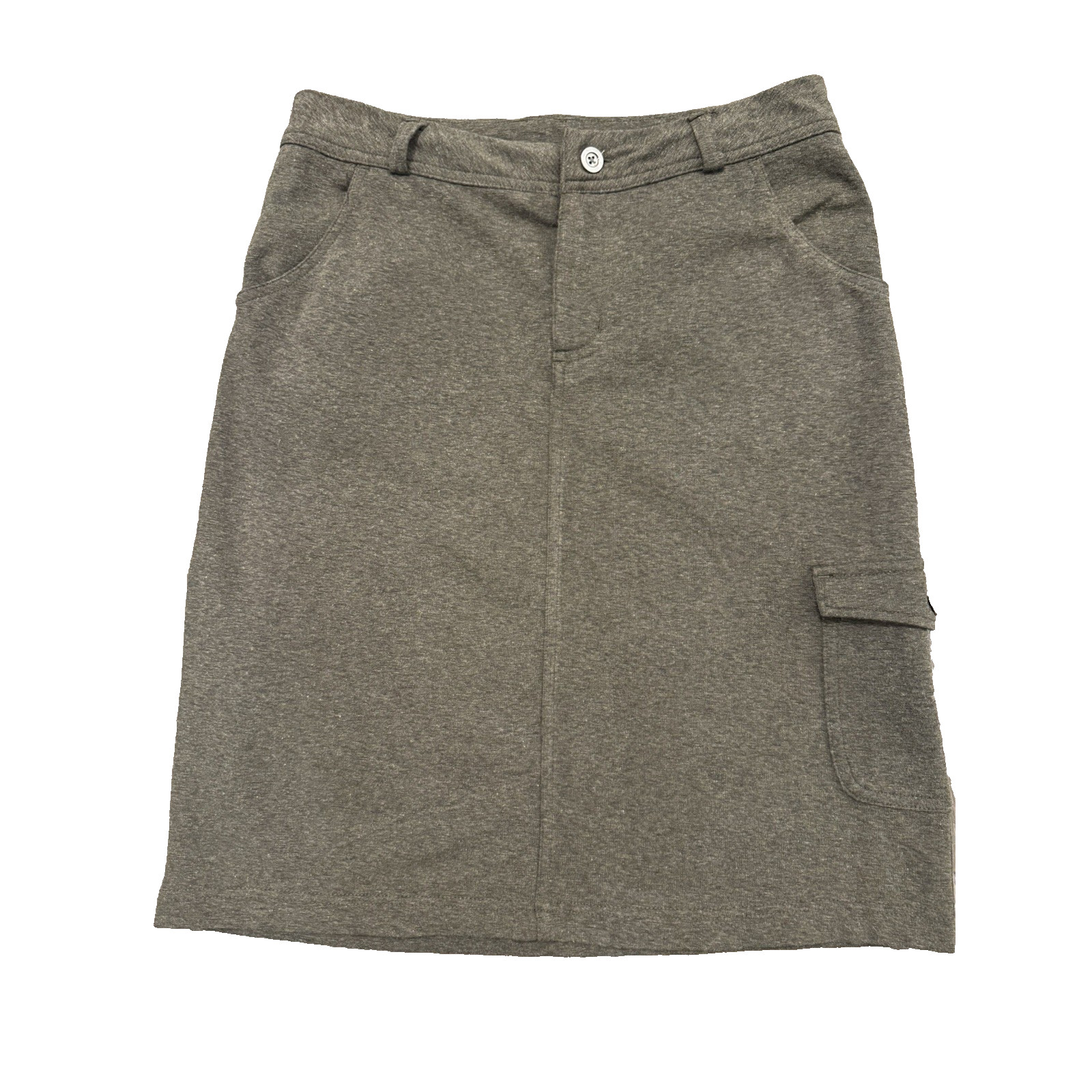 Duluth Trading Company Women’s Straight Skirt Size 4 Inches Dark Green Pockets