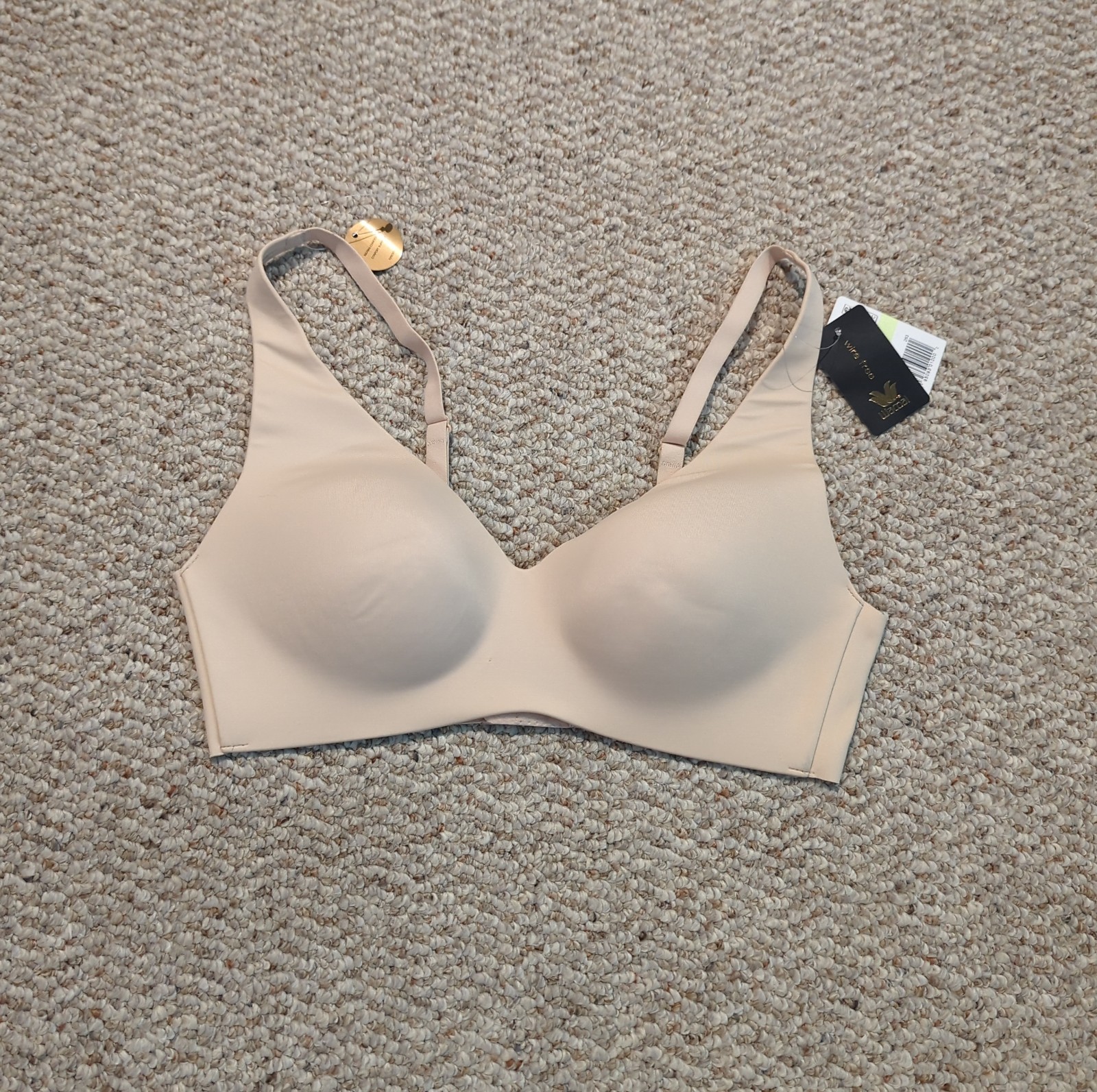 Wacoal Flawless Ultimate Comfort T Shirt Bra M B/C Beige Wireless Lined