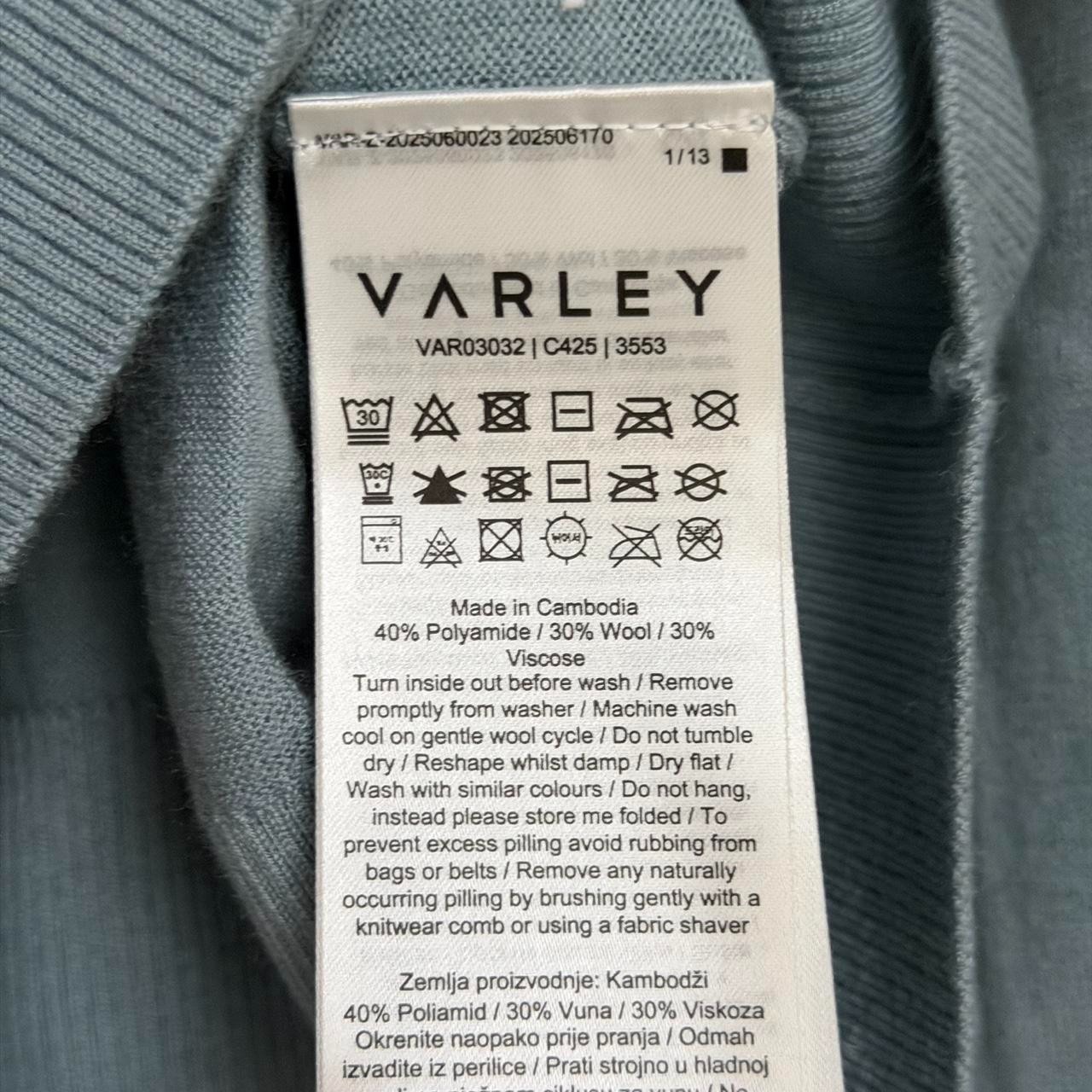 Varley Fincham Knit Sweater in Arona Blue, Size X-Small