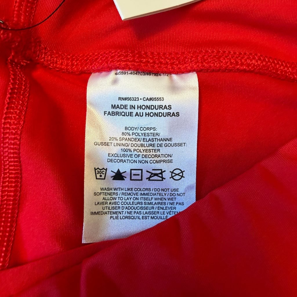 New Nike Dri-FIT Volleyball Spandex Shorts Red Women’s Size Small NWT DV6740