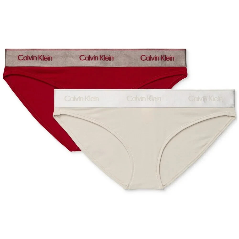 Calvin Klein Women’s 2-Pk. Modern Cotton Bikini Underwear QF8286